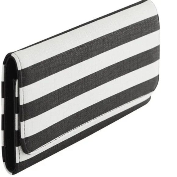 Kut from the Kloth Womens Wallet Black OS Slim Striped - Picture 1 of 7